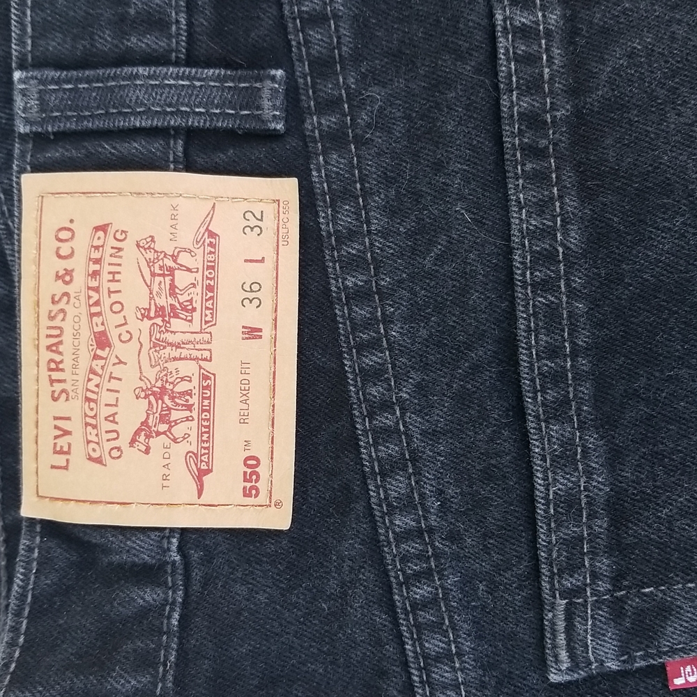 Levi's 550 Relaxed Fit Red Tab Jeans W36 L32